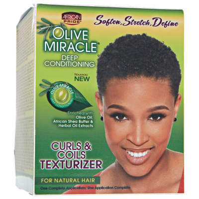 African Pride Olive Miracle Curls and Coils Texturizer
