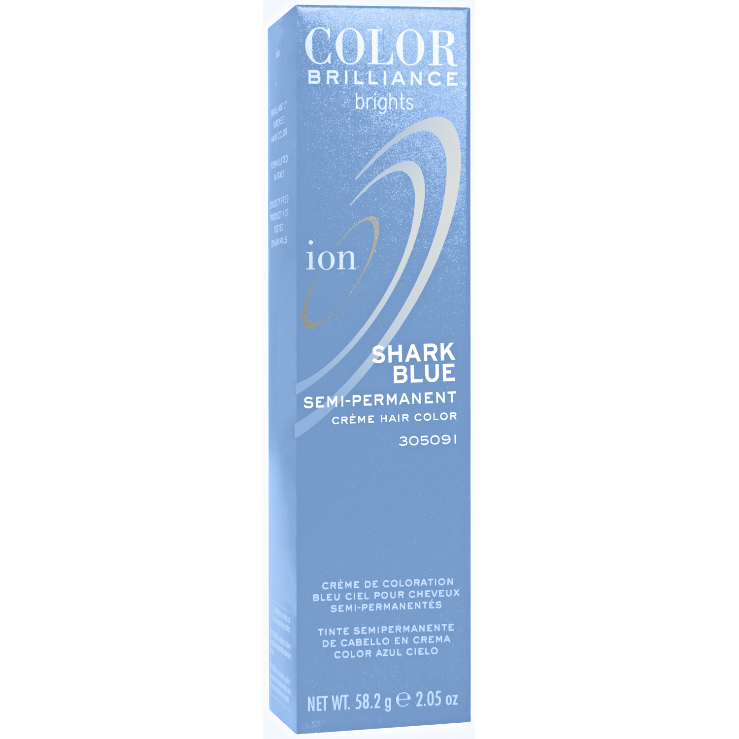 Ion Color Brilliance Brights Semi-Permanent Hair Color Shark Blue