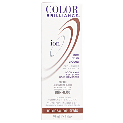 Ion Color Brilliance Permanent Liquid Hair Color 8NN Light Intense Blonde