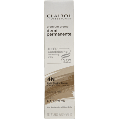 Clairol Professional Pro Creme Demi 4N Light Neutral Brown