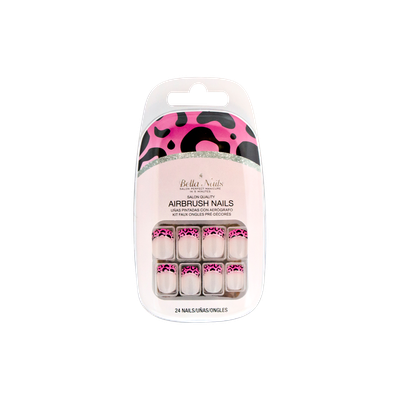 Bella Nails Bella Press-on Nails in Neon Leopard