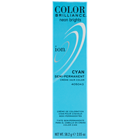 Ion Color Brilliance Semi Permanent Neon Brights Hair Color Cyan