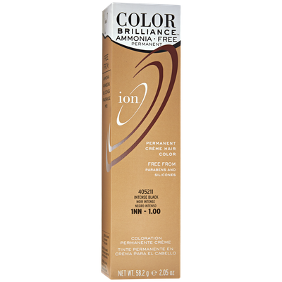 Ion Color Brilliance Ammonia Free Permanent Creme Hair Color 1NN Intense Black
