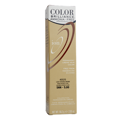 Ion Color Brilliance Ammonia Free Permanent Creme Hair Color 5NN Light Intense Brown
