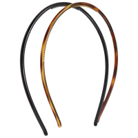 Dcnl Hair Accessories DCNL Tortoise and Black Headband 2 Piece