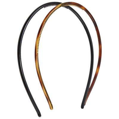 Dcnl Hair Accessories DCNL Tortoise and Black Headband 2 Piece