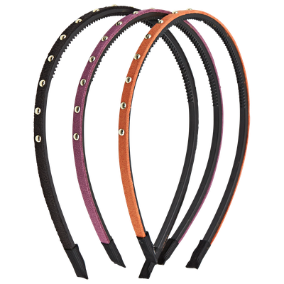 Dcnl Hair Accessories DCNL Headbands with Studs Set 3 Piece