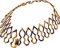 Dcnl Hair Accessories DCNL Tortoise and Yellow Stretch Comb