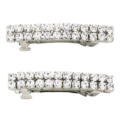 Dcnl Hair Accessories DCNL Rhinestone Auto Clasp Barrette