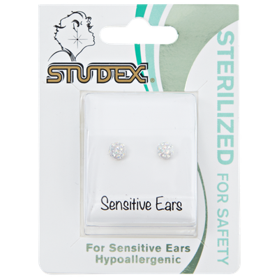 Studex 4.5mm Fireball Aurora Boreal Earrings