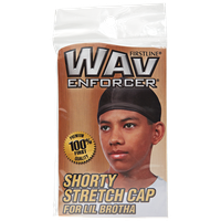 The Wave Enforcer Do-Rag for Kids - Black