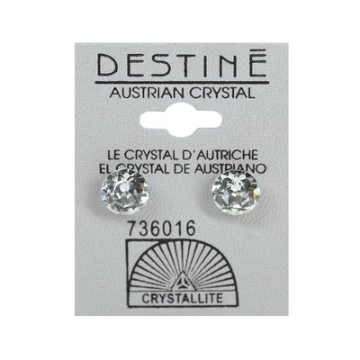 Crystallite By Destine Destine Austrian Crystal Stud Earrings
