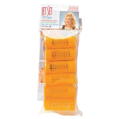 Olivia Garden Jet Set EZ Yellow Grip Rollers 1 1/4 6/pk