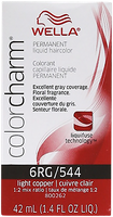 Wella Color Charm Liquid Permanent Hair Color #6RG/544