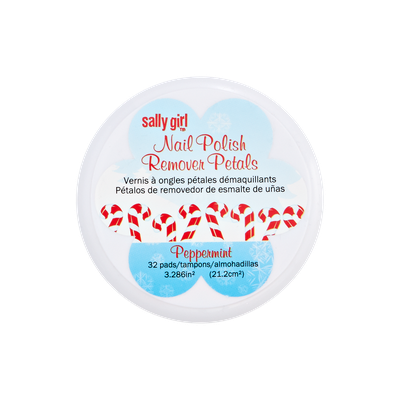 Sally Girl Peppermint Scented Nail Polish Remover Wipes
