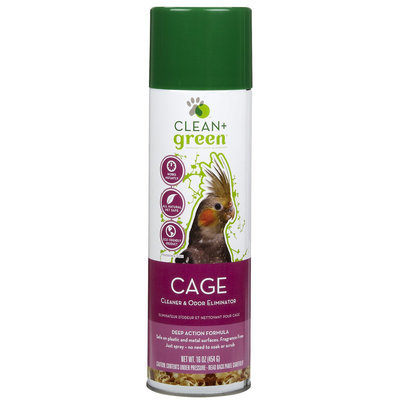 Clean And Green Clean+Green Cage Cleaner & Odor Remover for Birds - 16 oz
