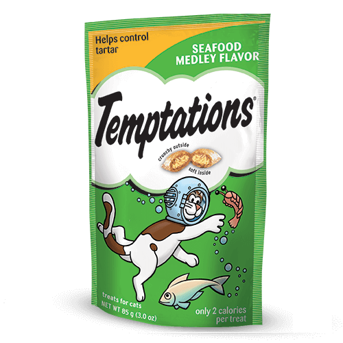 TEMPTATIONS™ Classic Treats For Cats Seafood Medley Cat Treats
