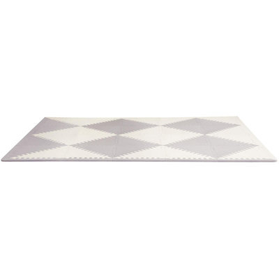 Skip Hop Playspot Geo Foam Floor Tiles - GreyCream - 1 ct.