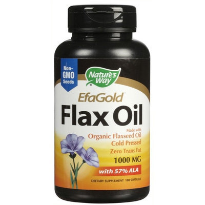 Nature's Way Flax Oil 1,000 mg Softgels