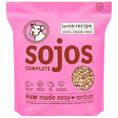 Sojos Complete Grain-Free Dog Food Lamb 8 lbs