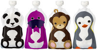 Squooshi Reusable Food Pouch - Large - 4.5 oz - 4 pk