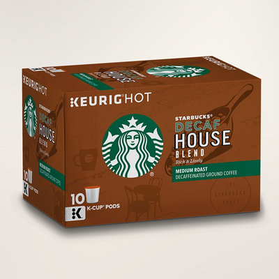 STARBUCKS® Decaf House Blend Rich & Lively K-Cup® Pods