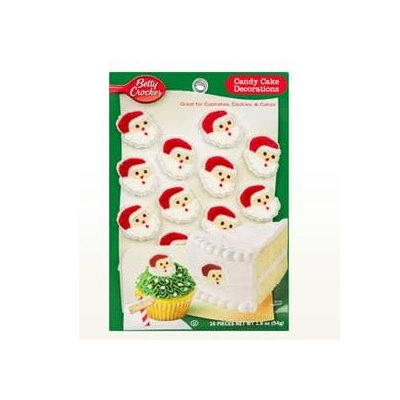 Betty Crocker™ Christmas Santa Face Candy Card Decoration