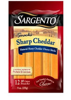 Sargento® Natural Sharp Cheddar Cheese Sticks