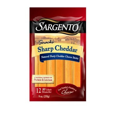 Sargento® Natural Sharp Cheddar Cheese Sticks