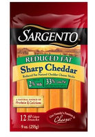 Sargento® Reduced Fat Natural Sharp Cheddar Cheese Sticks