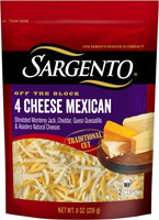 Sargento® Shredded 4 Cheese Mexican - Traditional Cut