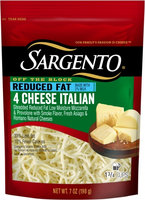 Sargento® Shredded Reduced Fat 4 Cheese Italian