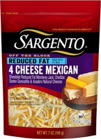 Sargento® Shredded Reduced Fat 4 Cheese Mexican