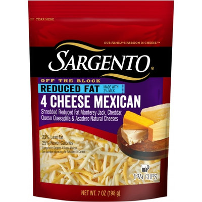 Sargento® Shredded Reduced Fat 4 Cheese Mexican