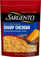 Sargento® Shredded Sharp Cheddar Cheese - Traditional Cut