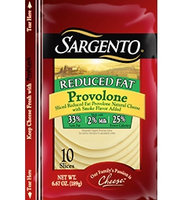 Sargento® Sliced Reduced Fat Provolone Cheese