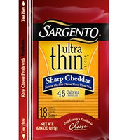 Sargento® Ultra Thin® Sharp Cheddar Cheese Slices
