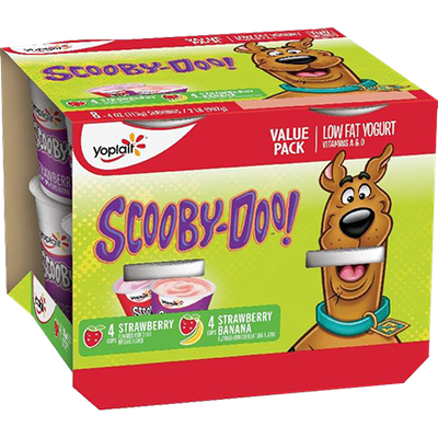 Yoplait® Kids Scooby-Doo Strawberry Banana & Strawberry Yogurt