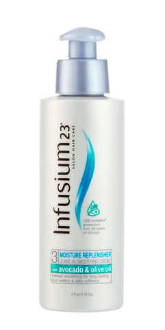 Infusium 23 Moisture Replenisher Leave-in Smoothing Crème enhanced with Avocado and Olive Oil
