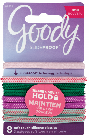 Goody SlideProof Spiky Soft Touch Hair Elastics