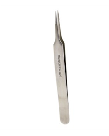 TWEEZERMAN Professional Ingrown Hair Splinter Tweezer (Model:1300-P)