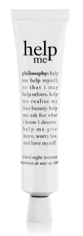 philosophy help me retinol night treatment