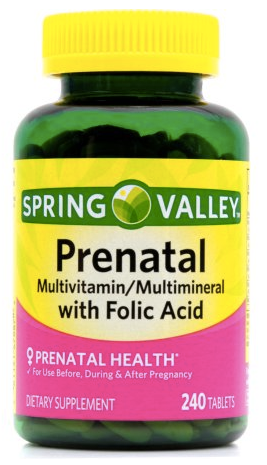 Spring Valley Prenatal Multivitamin/Multimineral Supplement