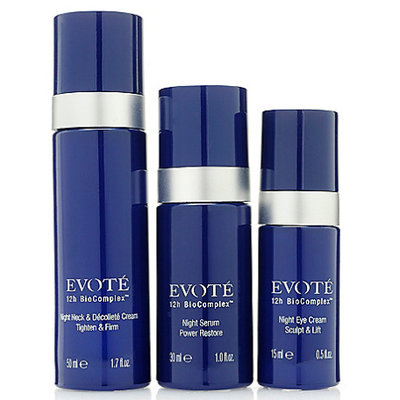 Evoté Beauty 12h BioComplex 3-Piece Age Defying EVO-lution Night Transformation Set