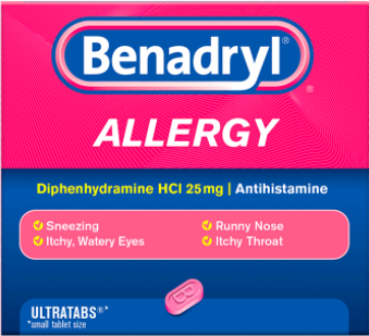BENADRYL® Allergy ULTRATAB® Tablets