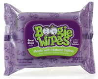 Boogie Wipes® Saline Nose Wipes Great Grape