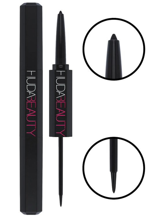HUDA BEAUTY Life Liner Double Ended Eyeliner Liquid & Pencil Reviews 2019