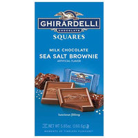 Ghirardelli Chocolate Squares Milk Chocolate Sea Salt Brownie Square