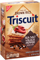 Nabisco Triscuit - Crackers - Brown Rice & Wheat Sea Salt & Black Pepper