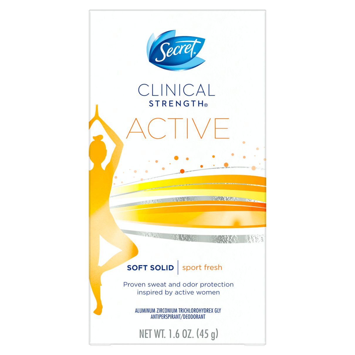 Secret® Clinical Strength Active Sport Fresh Soft Solid Deodorant